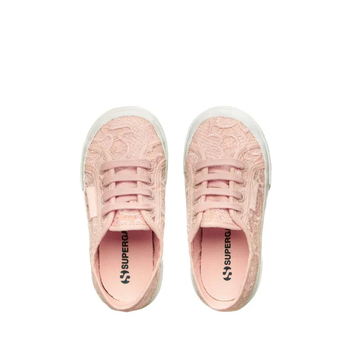 Kids Girl 2750 KIDS MACRAME Sneaker PINK BLUSHFAVORIO Superga Children