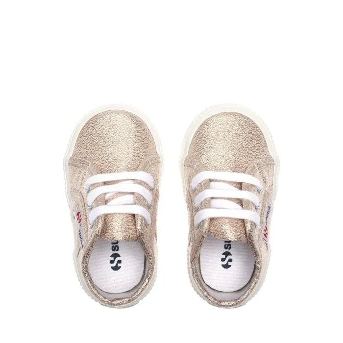 Kids Girl 2750LAMEB Sneaker ROSE PLATINUM Superga Low Cut