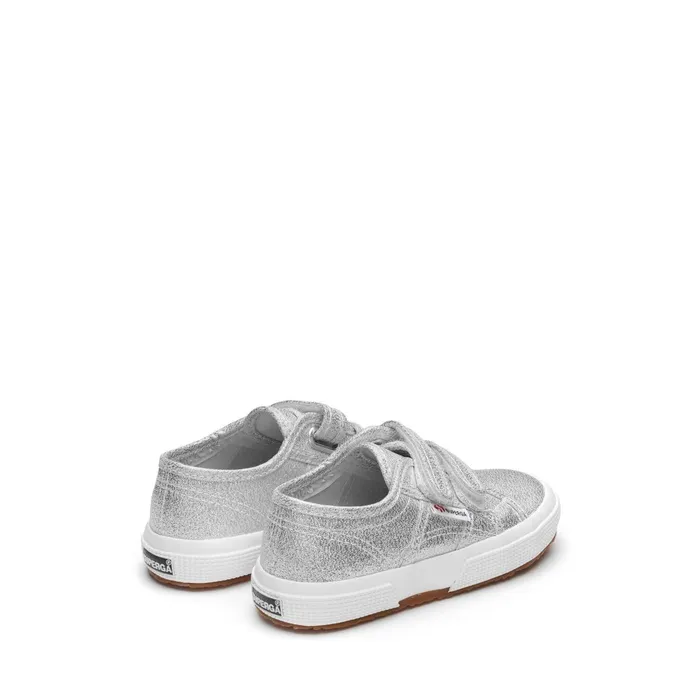 Kids Girl 2750LAMESTRAPJ Sneaker GREY SILVER Superga Children