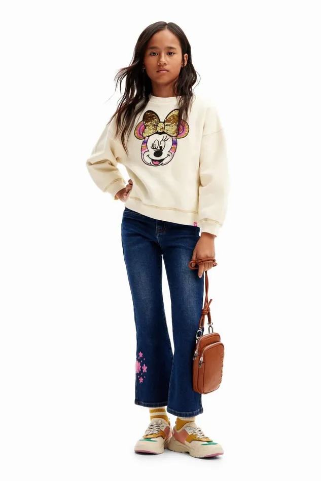 Kids Jumpers And Sweatshirts Desigual Minnie Mouse Sweatshirt