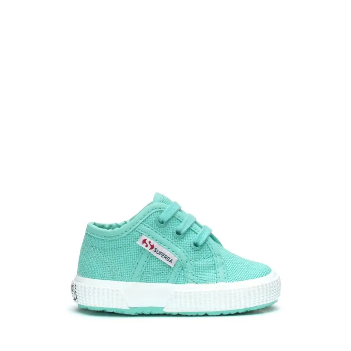Kids Kid Unisex 2750 BABY CLASSIC Sneaker AZURE TURQUOISE Superga Baby Steps