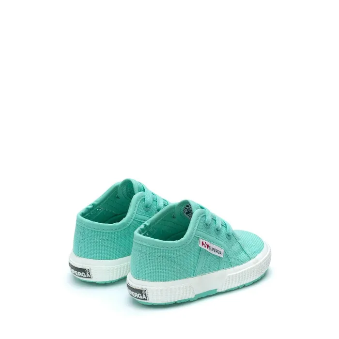 Kids Kid Unisex 2750 BABY CLASSIC Sneaker AZURE TURQUOISE Superga Baby Steps