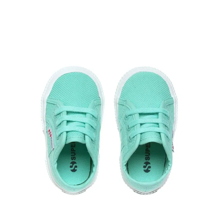 Kids Kid Unisex 2750 BABY CLASSIC Sneaker AZURE TURQUOISE Superga Baby Steps