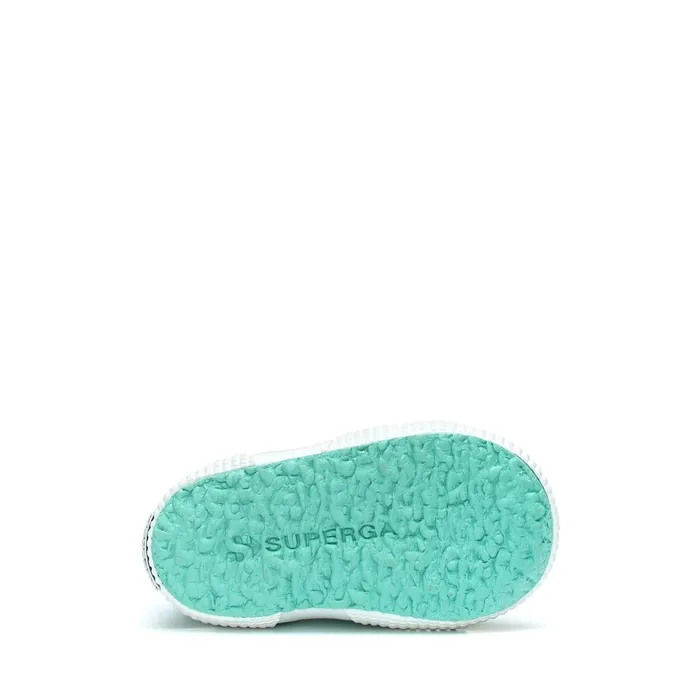 Kids Kid Unisex 2750 BABY CLASSIC Sneaker AZURE TURQUOISE Superga Baby Steps