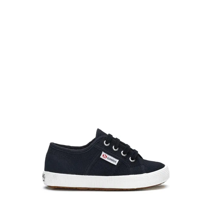 Kids Kid Unisex 2750 KIDS EASYLITE Sneaker NAVYFWHITE Superga Low Cut