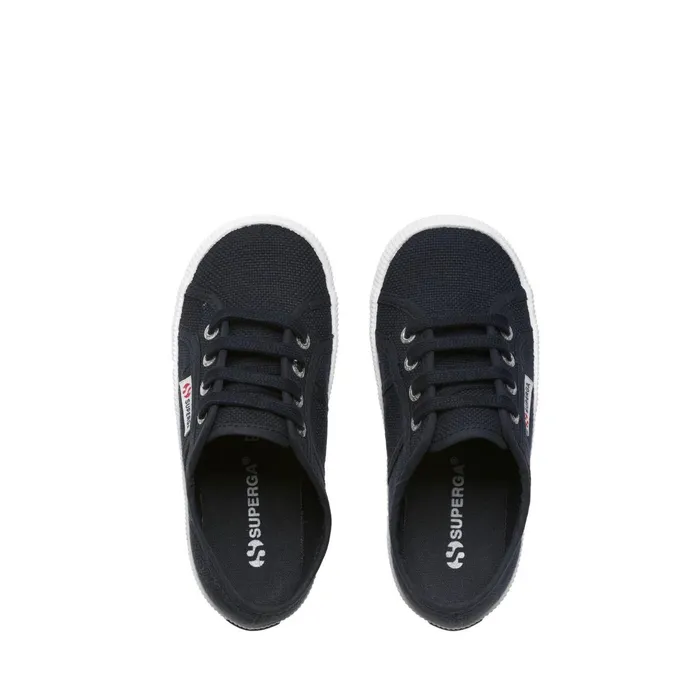 Kids Kid Unisex 2750 KIDS EASYLITE Sneaker NAVYFWHITE Superga Low Cut