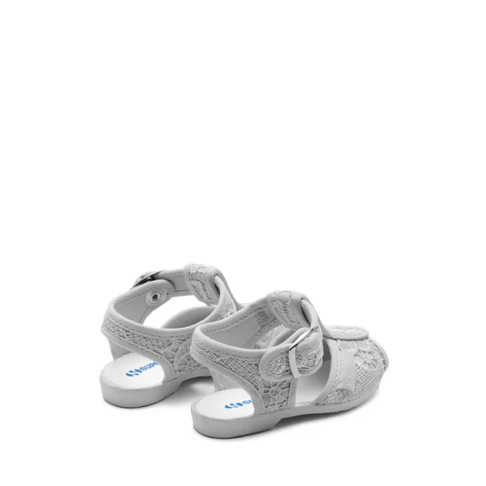 Kids Sandals Girl 1200macramej Sandal GREY SILVERFAVORIO Superga Newborns