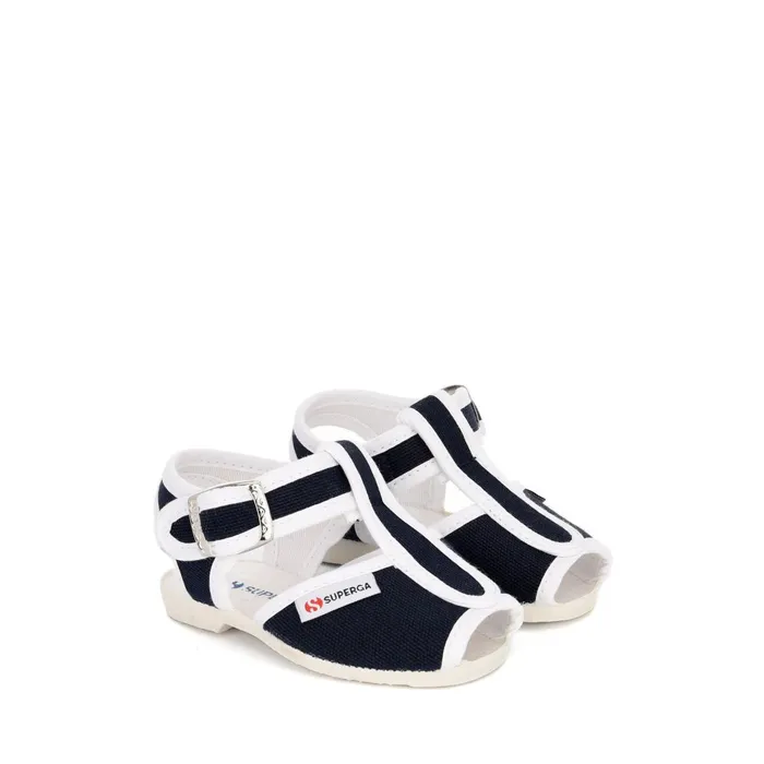 Kids Sandals Kid Unisex 1200COTJ Sandal NAVY Superga Children