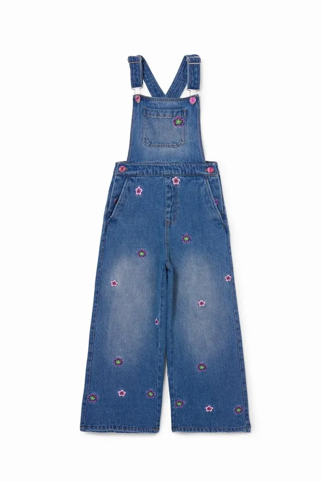 Kids Skirts And Trousers Desigual Long Floral Overalls