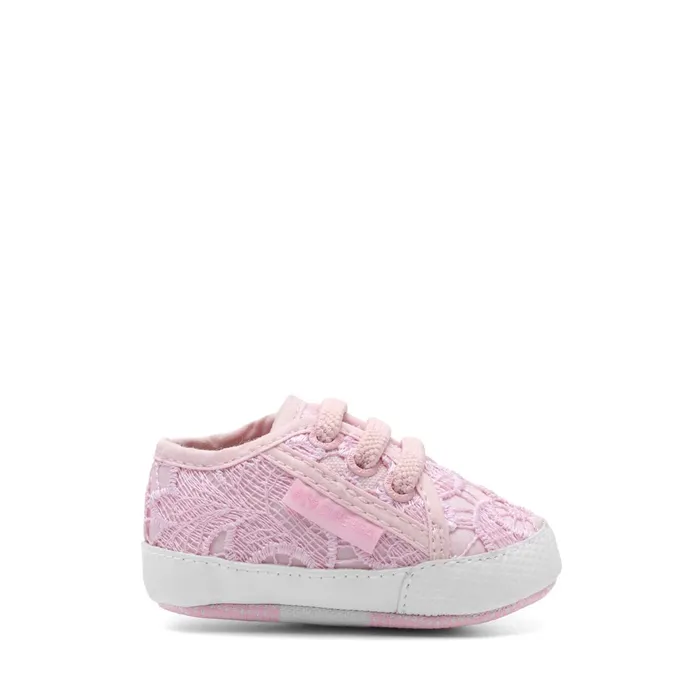 Kids Sneakers Girl 4006MACRAMEB Low Cut PINK ISHFAVORIO Superga Newborns