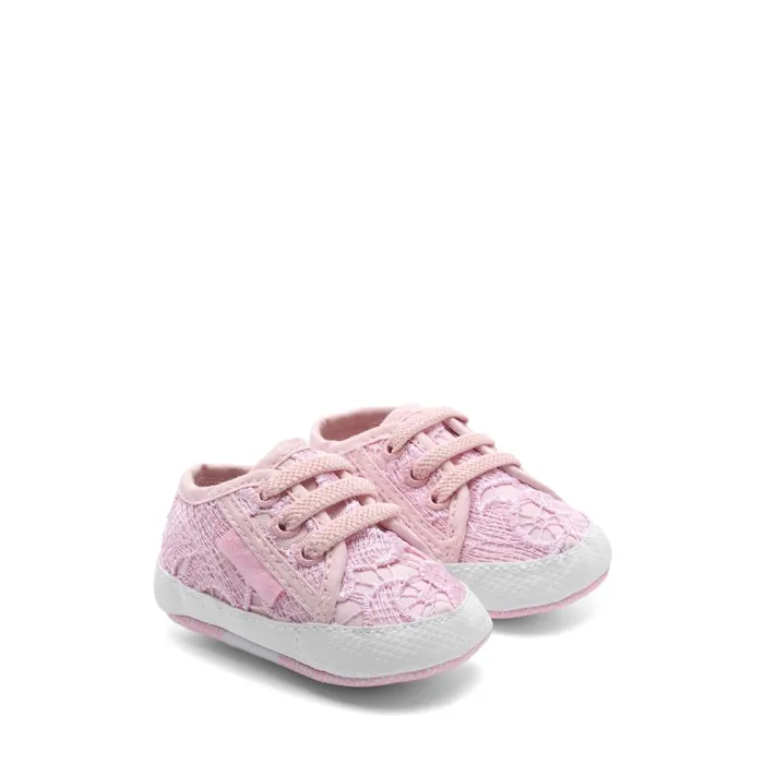 Kids Sneakers Girl 4006MACRAMEB Low Cut PINK ISHFAVORIO Superga Newborns