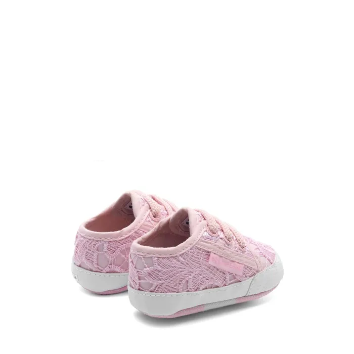 Kids Sneakers Girl 4006MACRAMEB Low Cut PINK ISHFAVORIO Superga Newborns