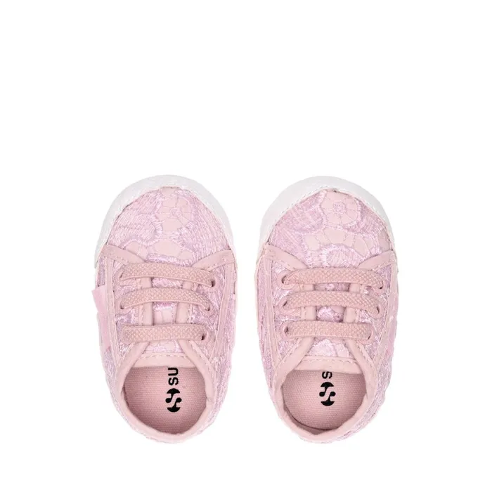 Kids Sneakers Girl 4006MACRAMEB Low Cut PINK ISHFAVORIO Superga Newborns