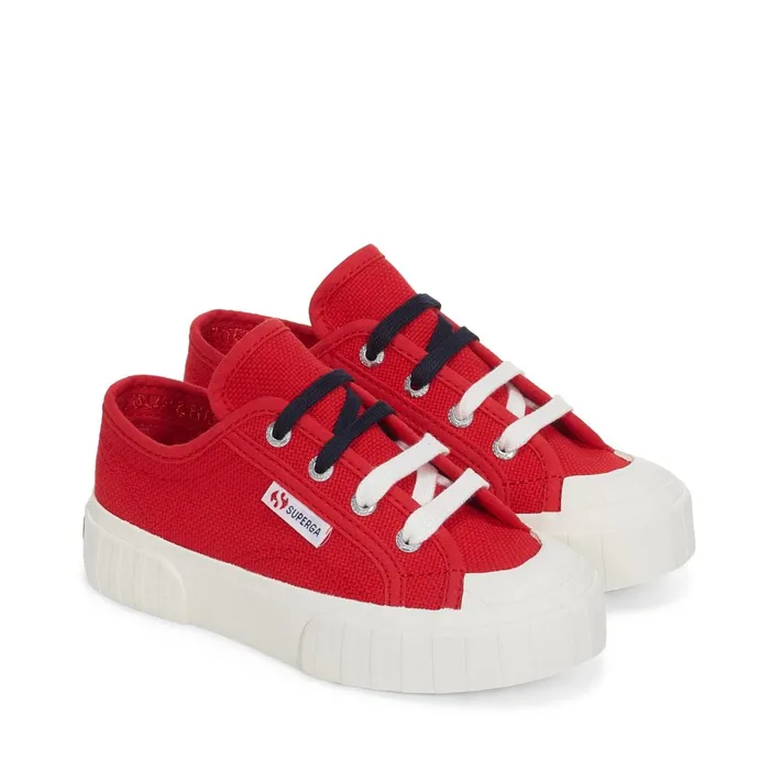 Kids Sneakers Kid Unisex 2630 KIDS STRIPE Low Cut REDFAVORIO Superga Low Cut