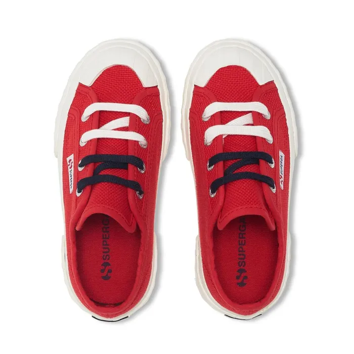 Kids Sneakers Kid Unisex 2630 KIDS STRIPE Low Cut REDFAVORIO Superga Low Cut