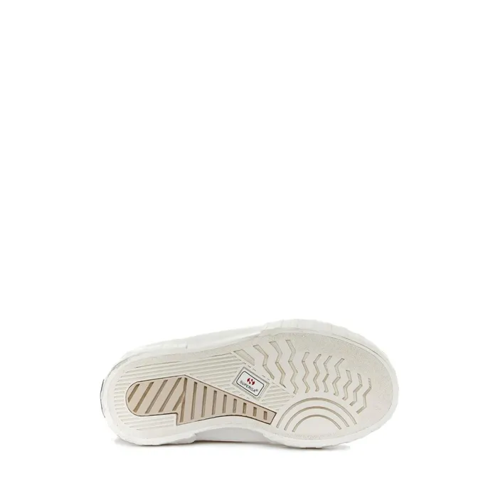 Kids Sneakers Kid Unisex 2696 KIDS STRIPE SUEDE Mid Cut PINK ALMONDFAVORIO Superga High Top