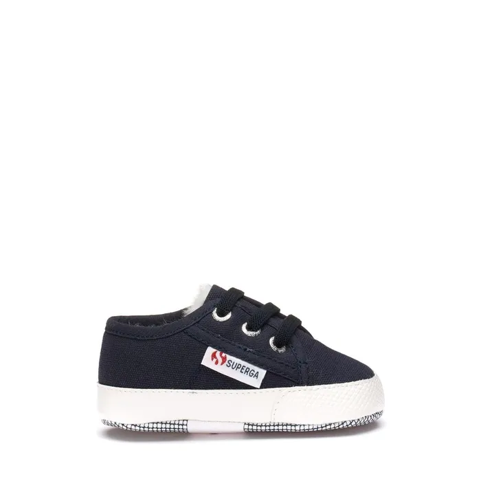 Kids Sneakers Kid Unisex 4006 BABY ECOFUR Low Cut BLUE DK Superga Newborns