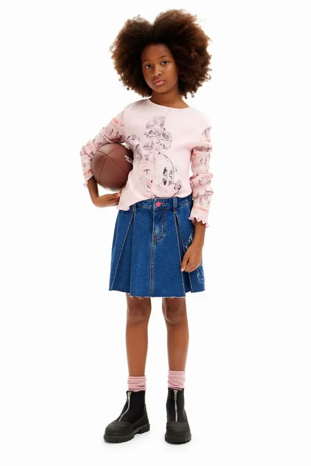 Kids Tshirts And Shirts Desigual Mickey Mouse Newspaper Tshirt