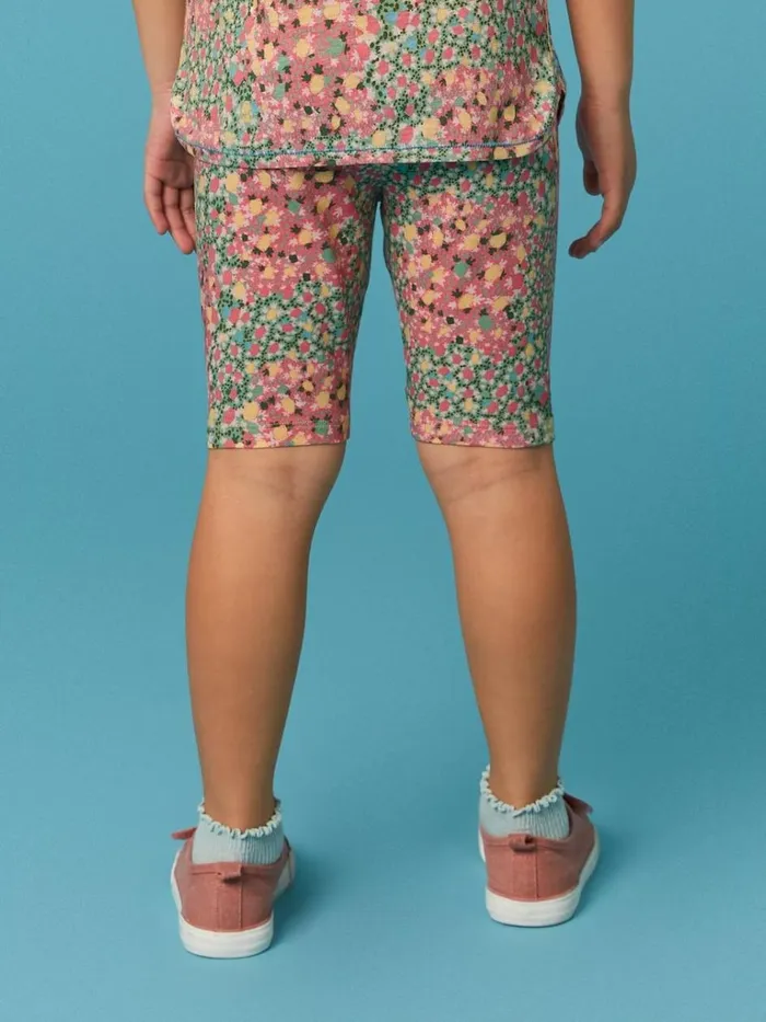 Kids TROUSERS and SHORTS White Stuff Printed Cycle Short Pink Multi Kids TROUSERS and SHORTS White Stuff Printed Cycle Short Pink Multi