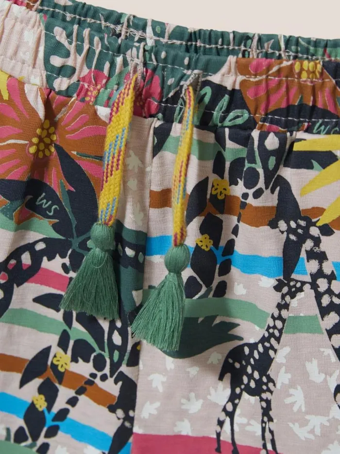 Kids TROUSERS and SHORTS White Stuff Renee Printed Frill Shorts Natural Multi Kids TROUSERS and SHORTS White Stuff Renee Printed Frill Shorts Natural Multi