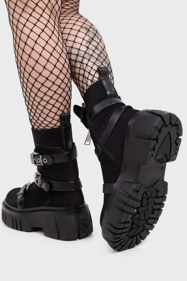 Killstar Boots Women Coffin Combat Boots