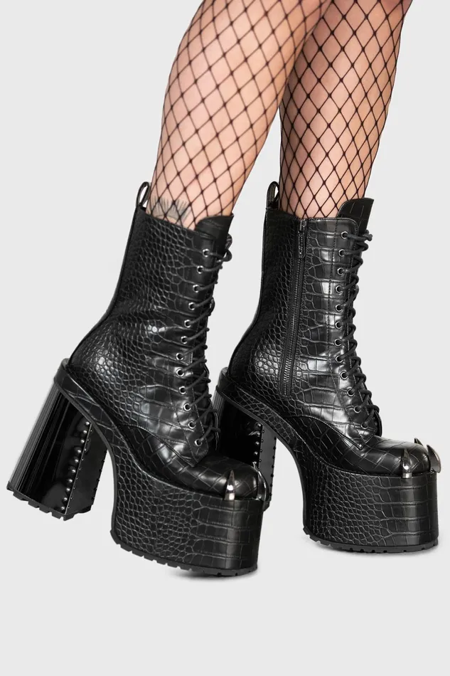 Killstar Boots Women So Icy Platform Boots