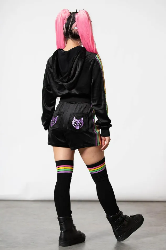 Killstar Chill Out Women Coven Chill Velour Hoodie
