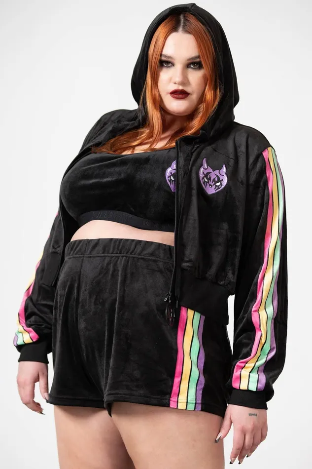 Killstar Chill Out Women Coven Chill Velour Hoodie
