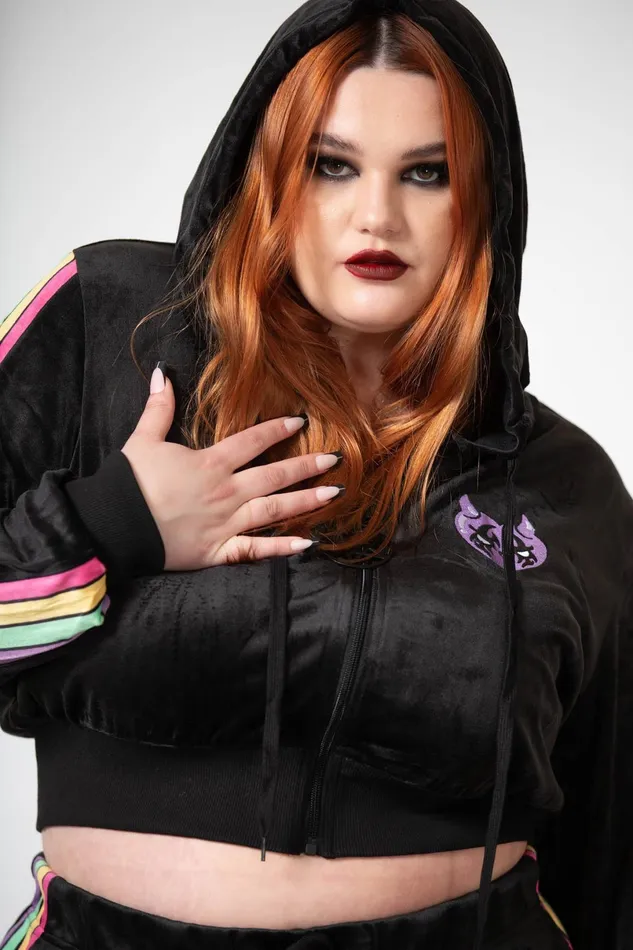 Killstar Chill Out Women Coven Chill Velour Hoodie