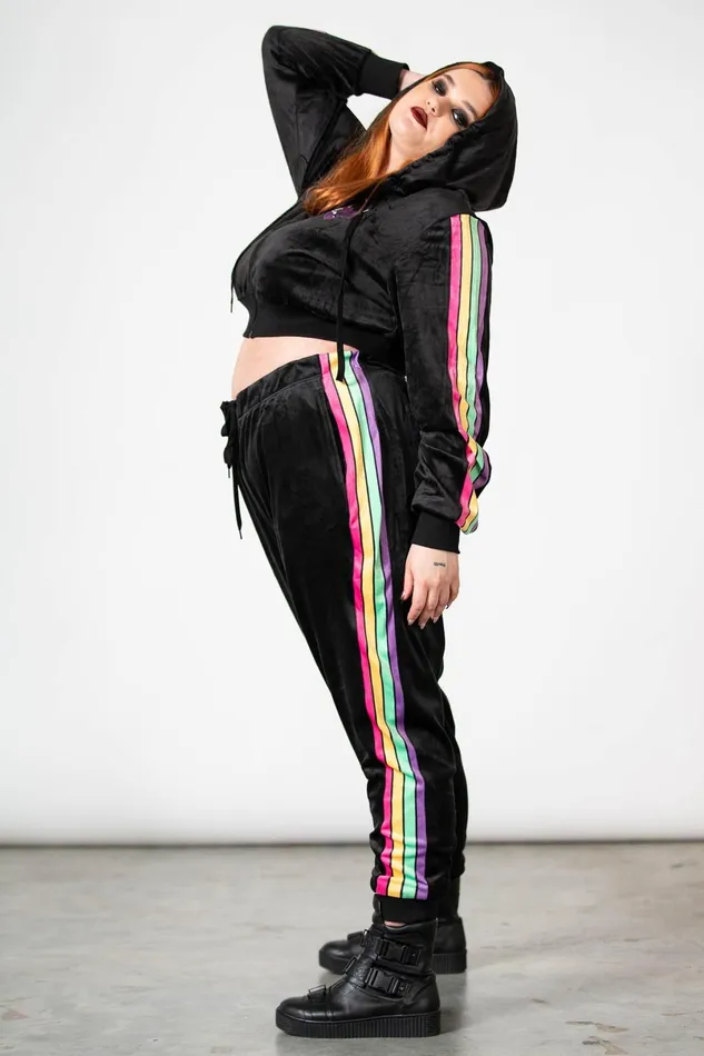 Killstar Chill Out Women Coven Chill Velour Hoodie