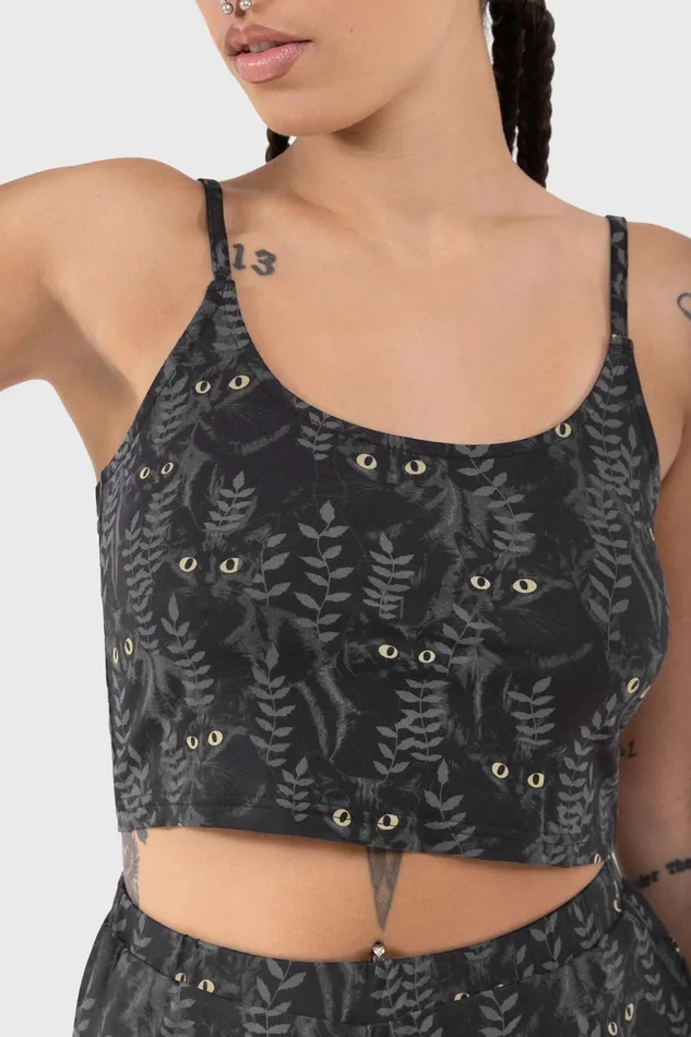 Killstar Chill Out Women Familiar Woods Top