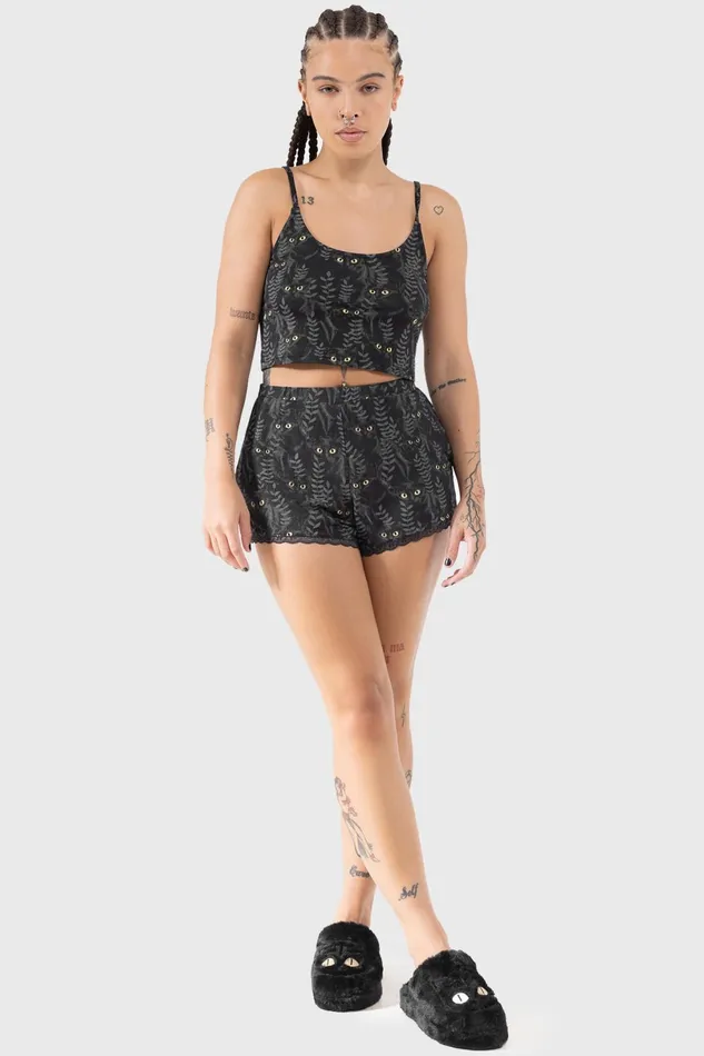 Killstar Chill Out Women Familiar Woods Top