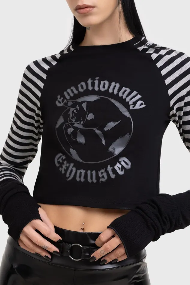 Killstar Crop Women Katastrophe Top