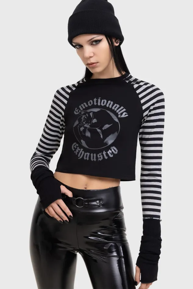 Killstar Crop Women Katastrophe Top