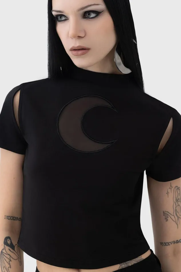 Killstar Crop Women Nephilis Top