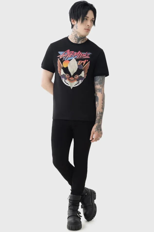 Killstar Graphic Tops Men Gremlins 84 T Shirt