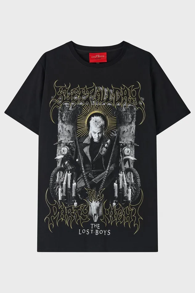 Killstar Graphic Tops Men Sleep All Day T Shirt