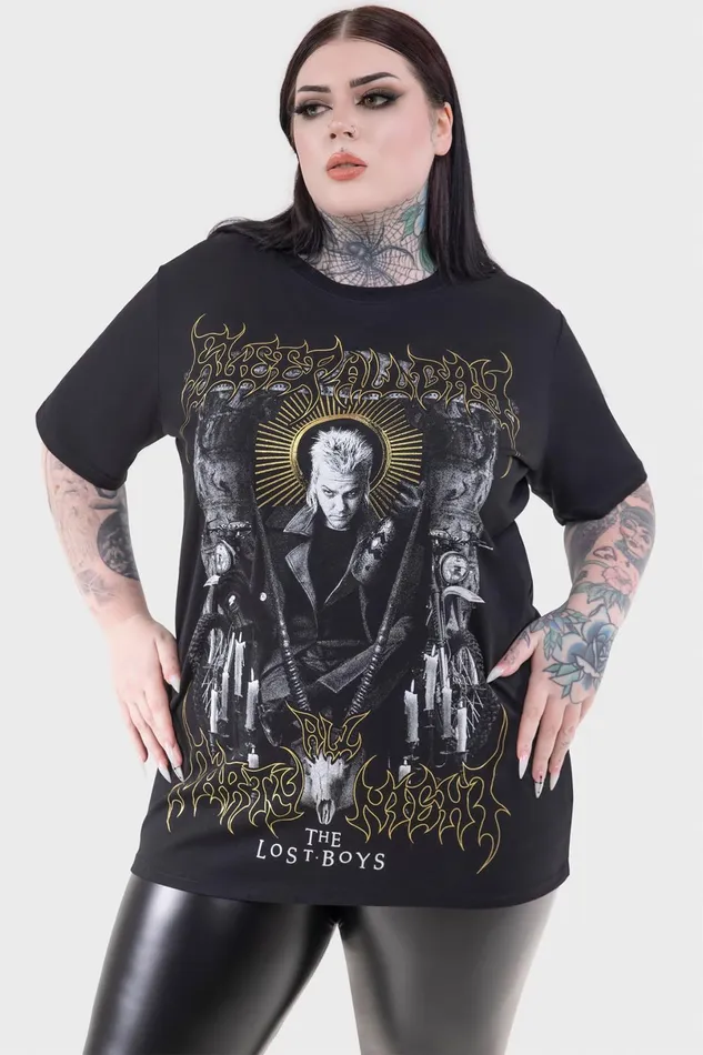 Killstar Graphic Tops Men Sleep All Day T Shirt