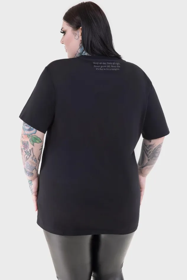 Killstar Graphic Tops Men Sleep All Day T Shirt