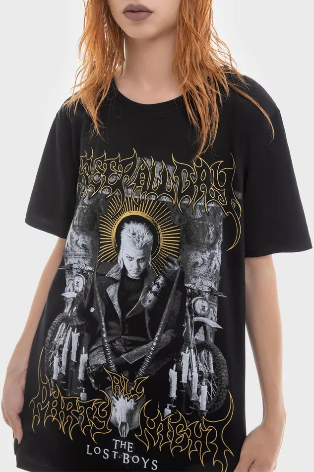 Killstar Graphic Tops Men Sleep All Day T Shirt
