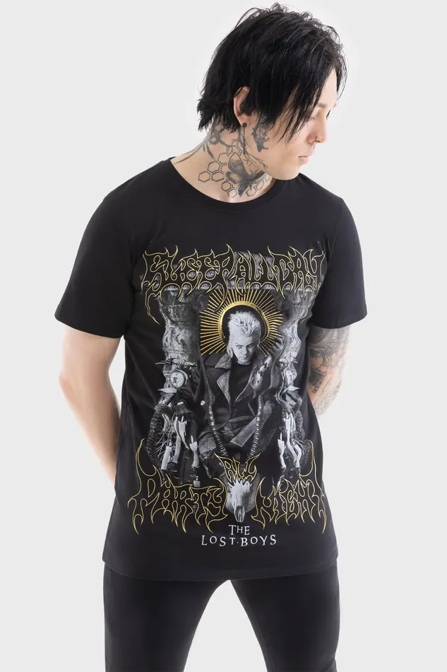 Killstar Graphic Tops Men Sleep All Day T Shirt