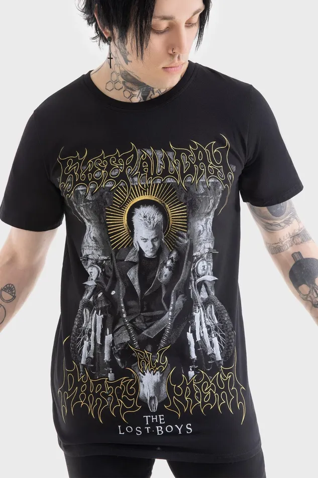 Killstar Graphic Tops Men Sleep All Day T Shirt