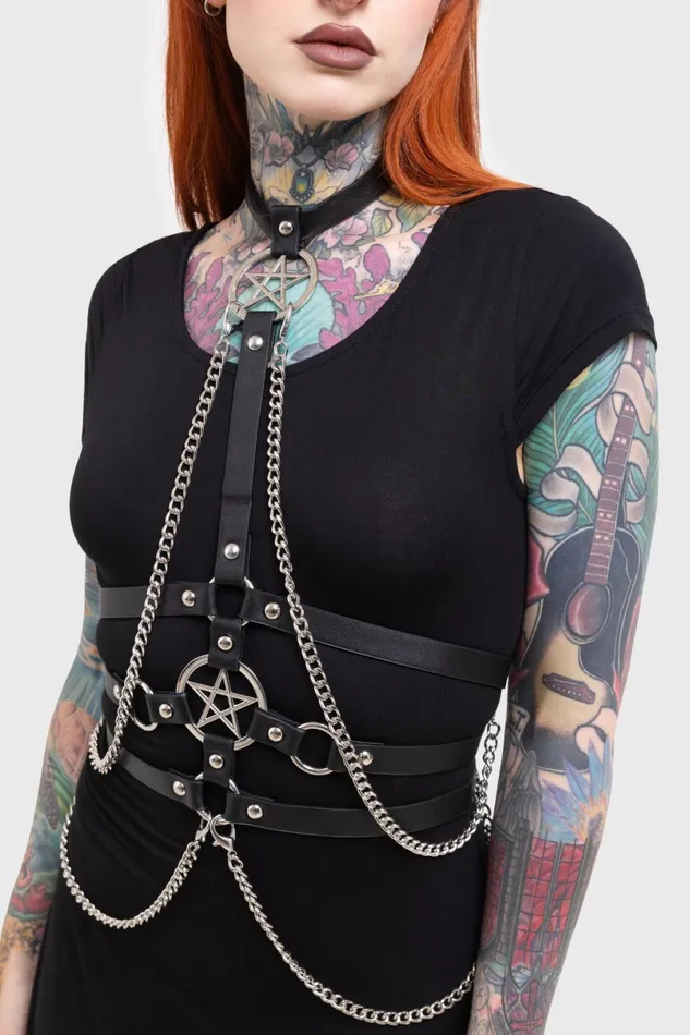 Killstar Harnesses and Belts Women Hellz Bells Harness