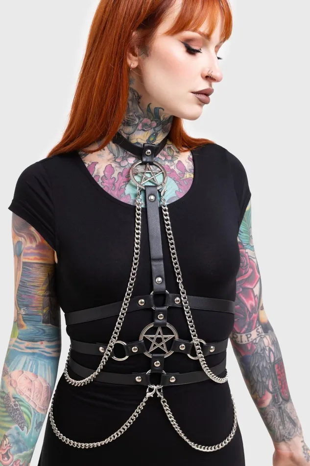 Killstar Harnesses and Belts Women Hellz Bells Harness
