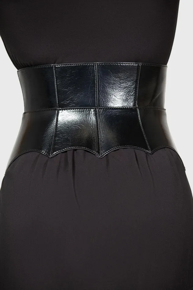 Killstar Harnesses and Belts Women Wetland Bat Peplum Corset