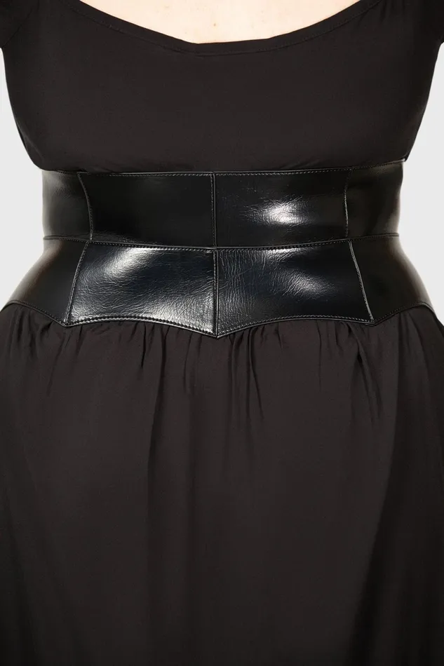 Killstar Harnesses and Belts Women Wetland Bat Peplum Corset