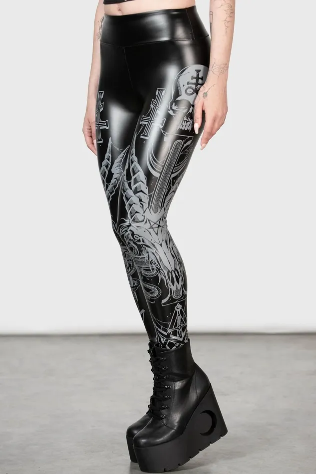 Killstar Leggings Women Screech Owl Leggings