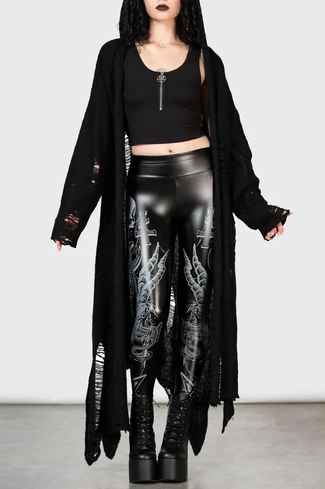 Killstar Leggings Women Screech Owl Leggings