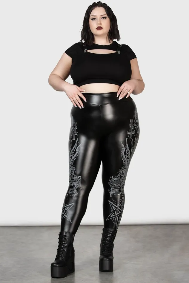 Killstar Leggings Women Screech Owl Leggings