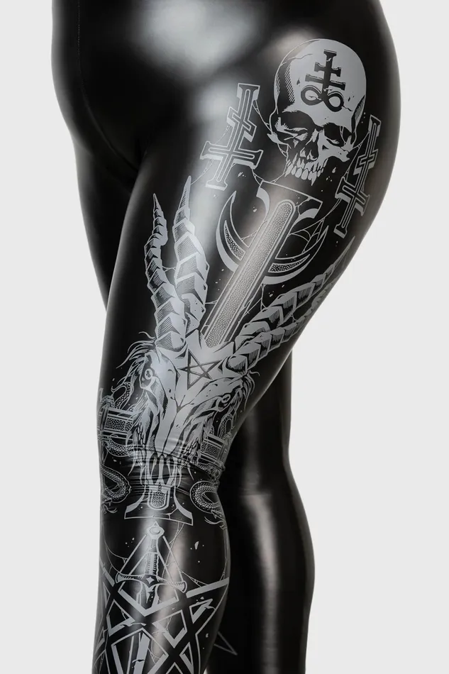 Killstar Leggings Women Screech Owl Leggings